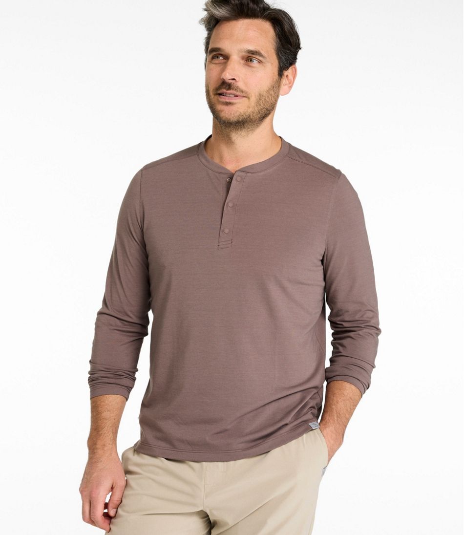 Men's Multisport Lifestyle Henley, Long-Sleeve | L.L.Bean Classic