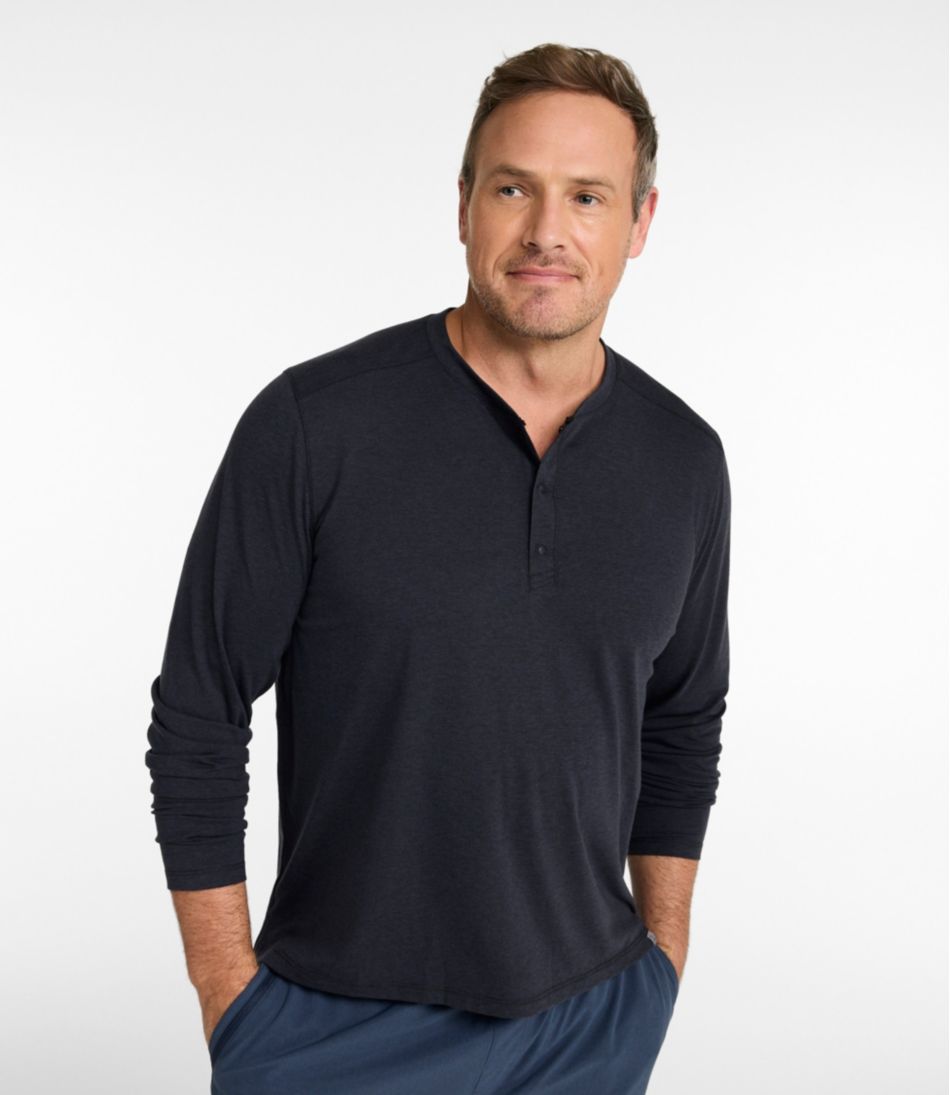 Men's Multisport Lifestyle Henley, Long-Sleeve | L.L.Bean Classic