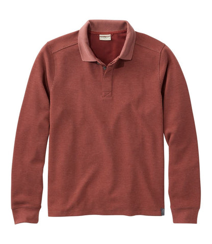 Men's Mountainside Micro Waffle Polo, Long-Sleeve | L.L.Bean Essential