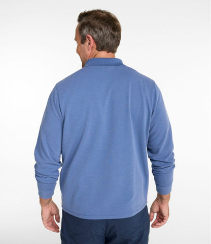 Men's Mountainside Micro Waffle Polo, Long-Sleeve | L.L.Bean Essential