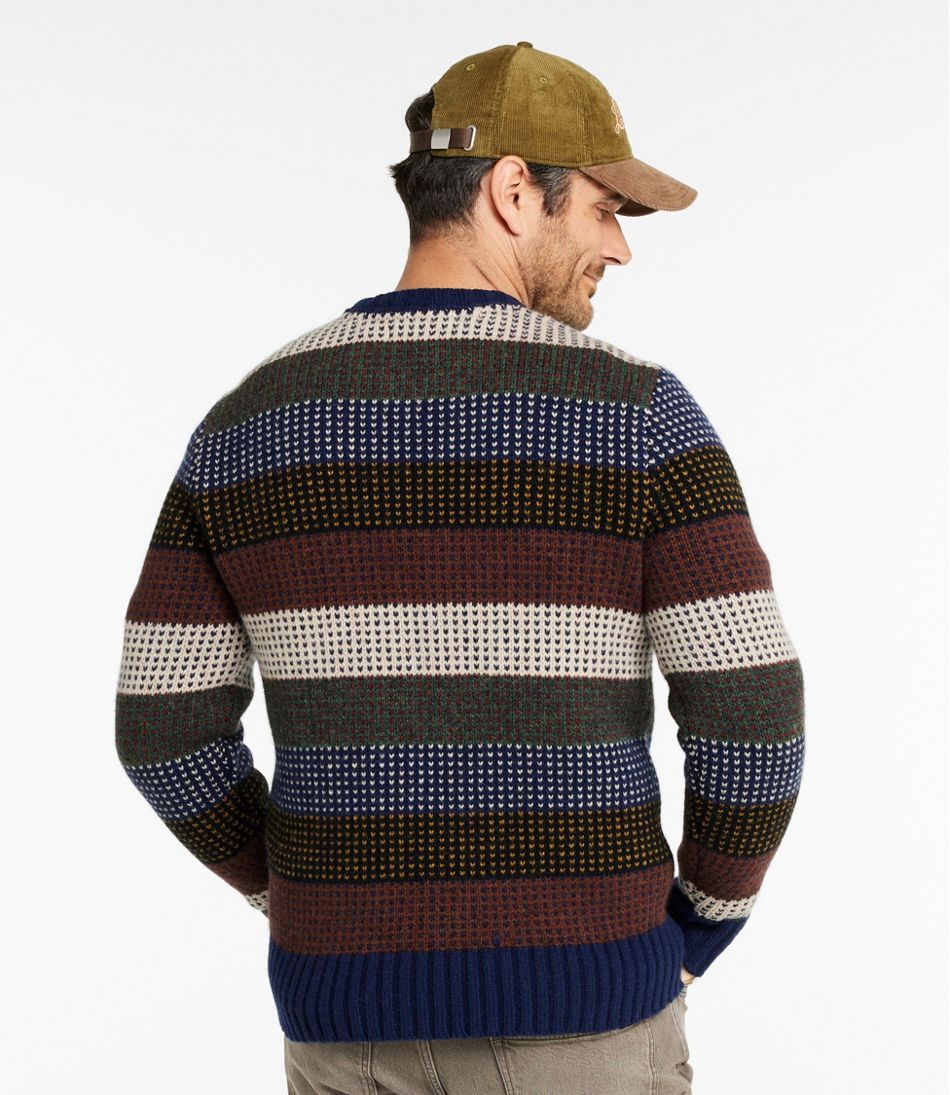 Men's Signature 1980 Matinicus Rock Sweater, Crewneck, Stripe | L.L.Bean Popular