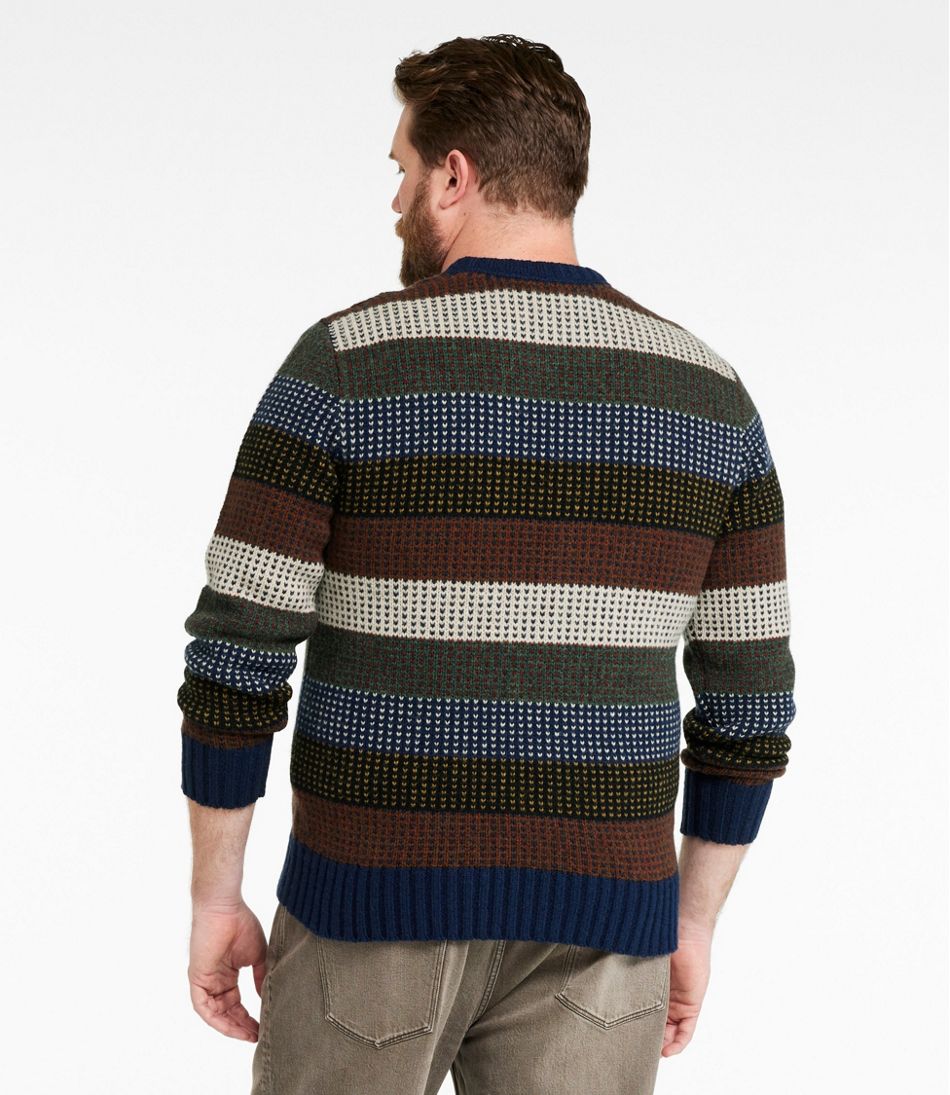 Men's Signature 1980 Matinicus Rock Sweater, Crewneck, Stripe | L.L.Bean Popular