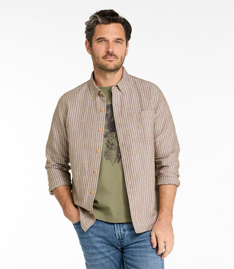 Men's Signature Wharfside Linen Blend Shirt | L.L.Bean Best Seller