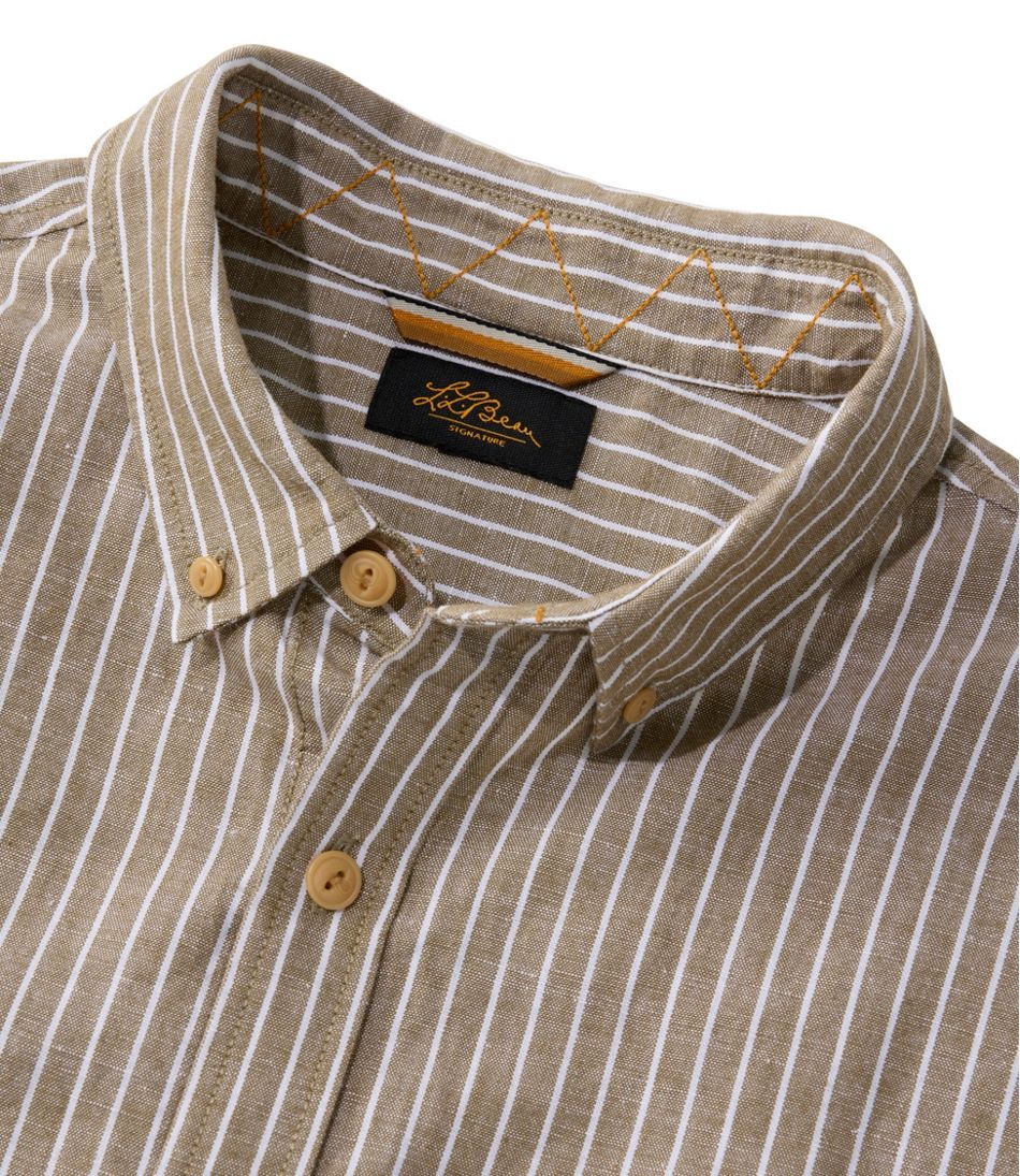 Men's Signature Wharfside Linen Blend Shirt | L.L.Bean Best Seller