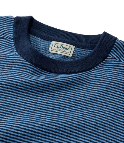 Men's All Seasons Cotton Blend Sweater, Crewneck, Stripe | L.L.Bean Essential