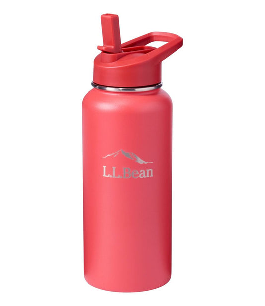 Bean Canteen Insulated Straw Water Bottle, 32 oz. | L.L.Bean Great Value