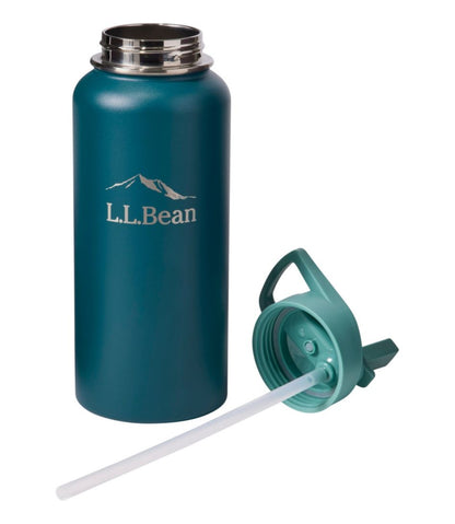 Bean Canteen Insulated Straw Water Bottle, 32 oz. | L.L.Bean Great Value