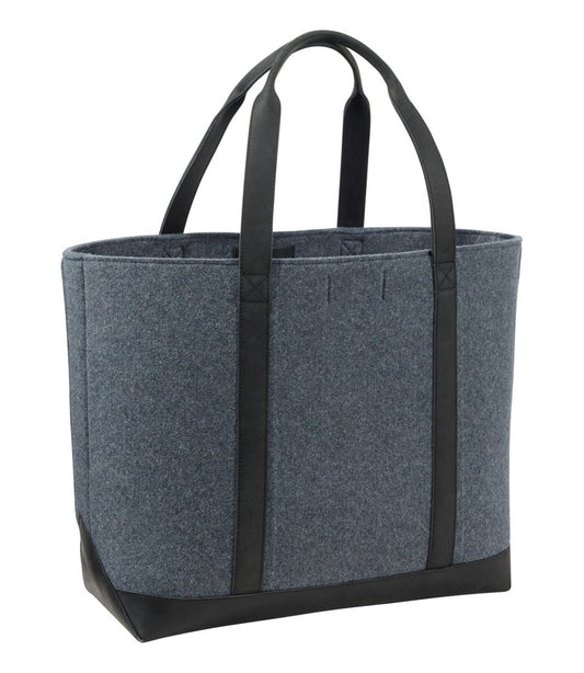Leather-Trim Wool Tote | L.L.Bean Latest