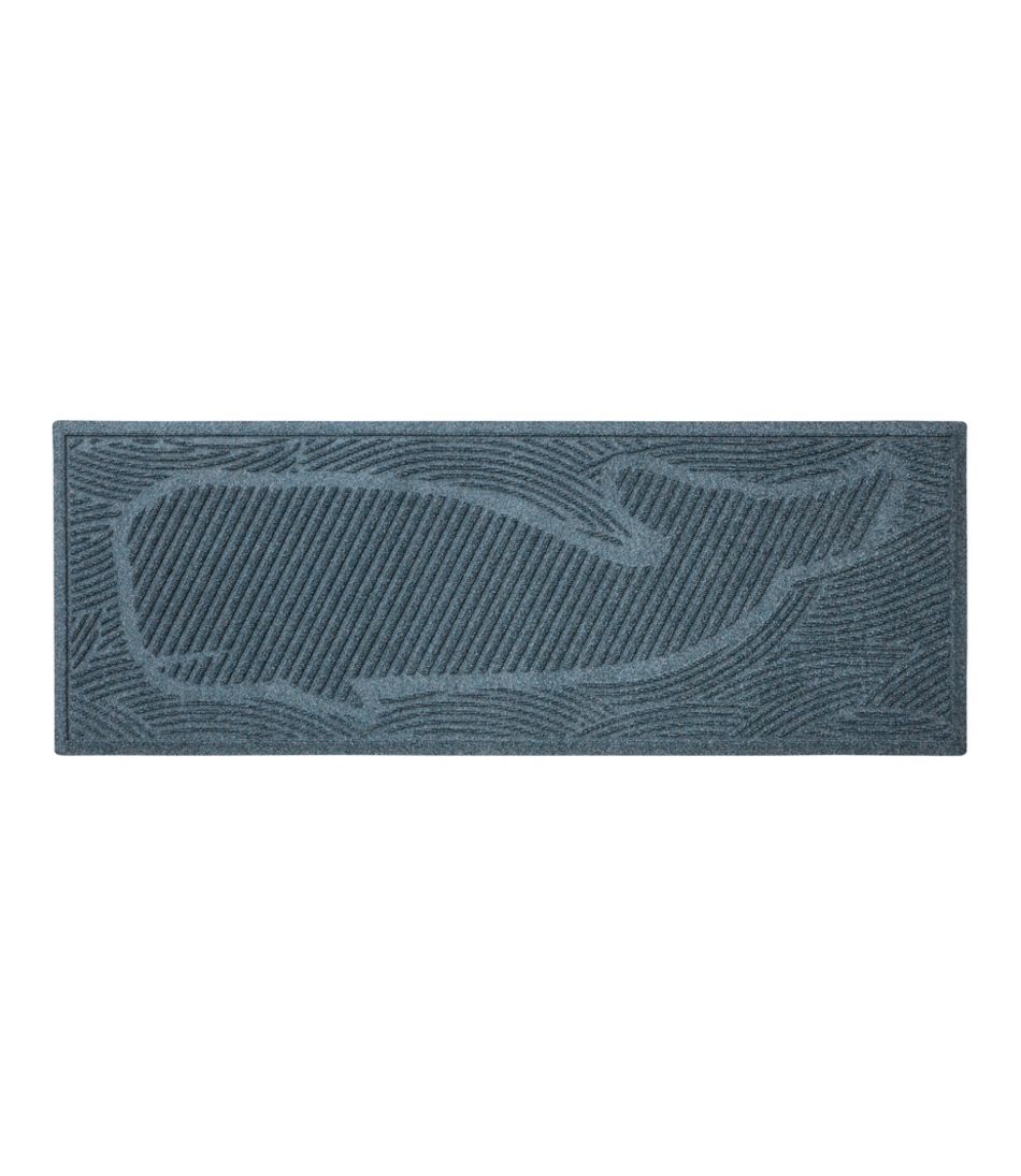 Everyspace Recycled Waterhog Wide Doormat, Swimming Whale | L.L.Bean Best Seller