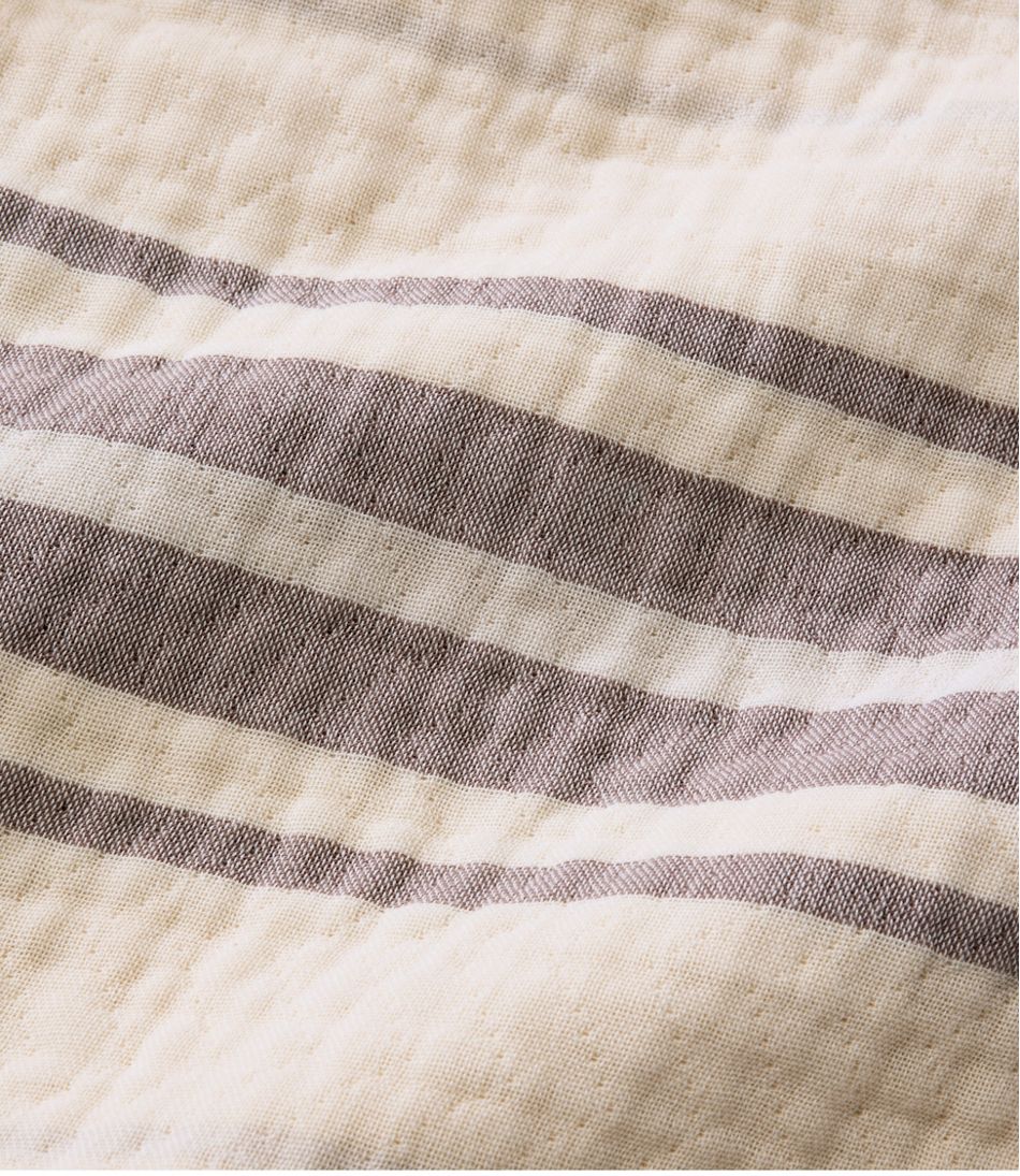 Lightweight Cotton Gauze Throw, Stripe | L.L.Bean Essential