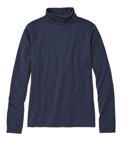 Women's Pima Cotton Turtleneck, Long-Sleeve | L.L.Bean Signature