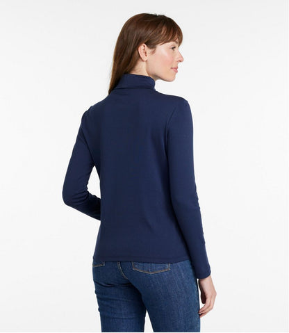 Women's Pima Cotton Turtleneck, Long-Sleeve | L.L.Bean Signature