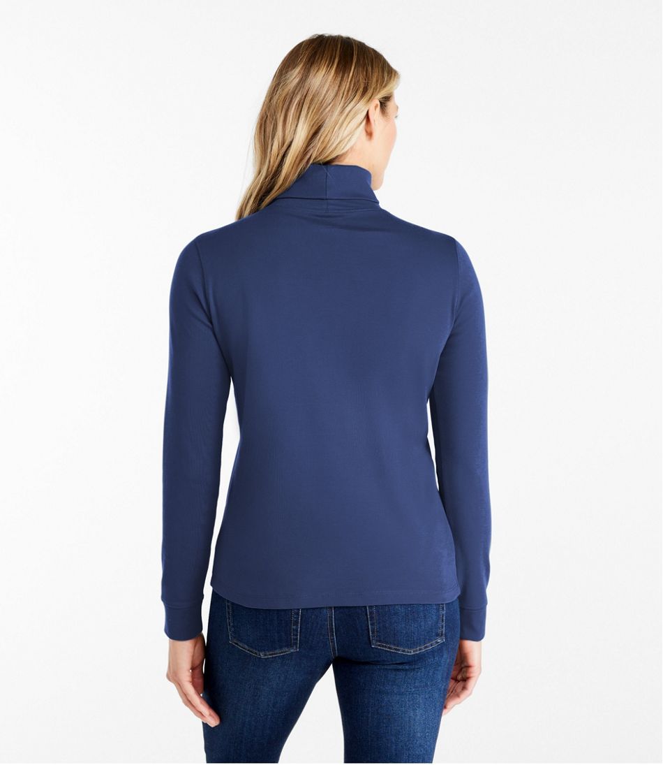 Women's L.L.Bean Interlock Turtleneck, Long-Sleeve | L.L.Bean Classic