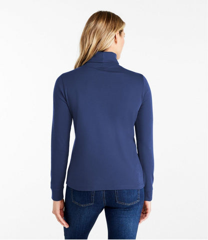 Women's L.L.Bean Interlock Turtleneck, Long-Sleeve | L.L.Bean Classic