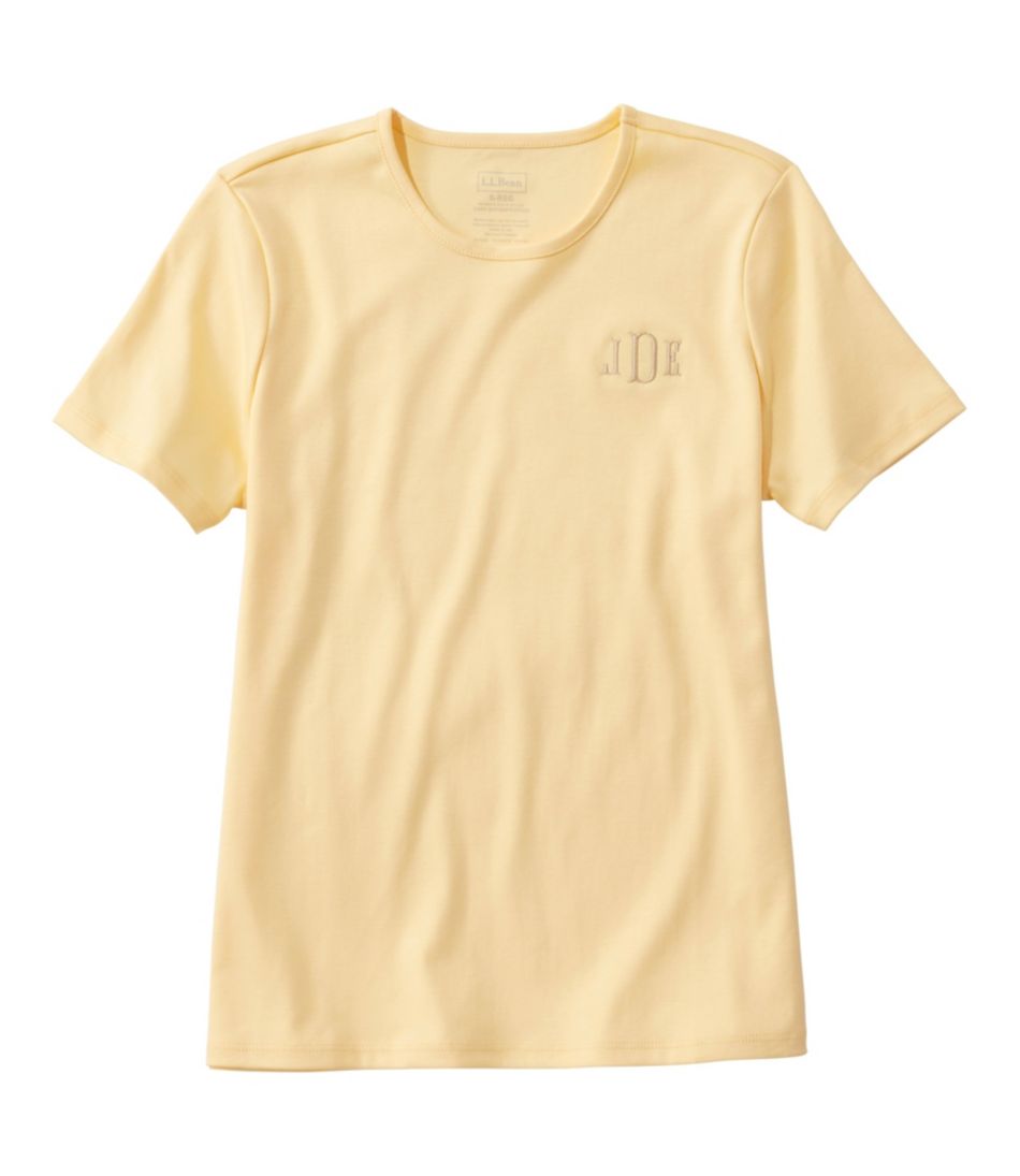 Women's Pima Cotton Tee, Short-Sleeve Crewneck | L.L.Bean Everyday