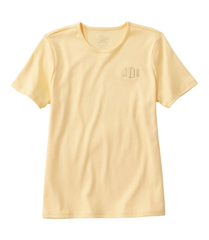 Women's Pima Cotton Tee, Short-Sleeve Crewneck | L.L.Bean Everyday