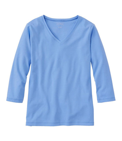 Women's L.L.Bean V-Neck, Three-Quarter-Sleeve | L.L.Bean Trending