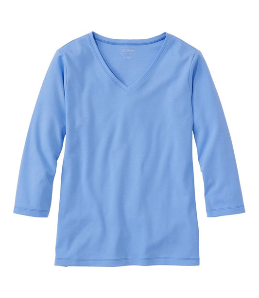 Women's L.L.Bean V-Neck, Three-Quarter-Sleeve | L.L.Bean Trending