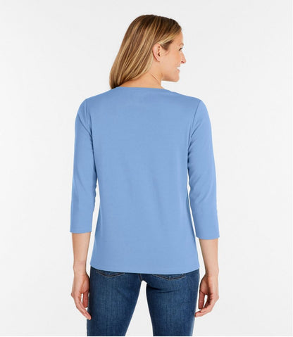 Women's L.L.Bean V-Neck, Three-Quarter-Sleeve | L.L.Bean Trending