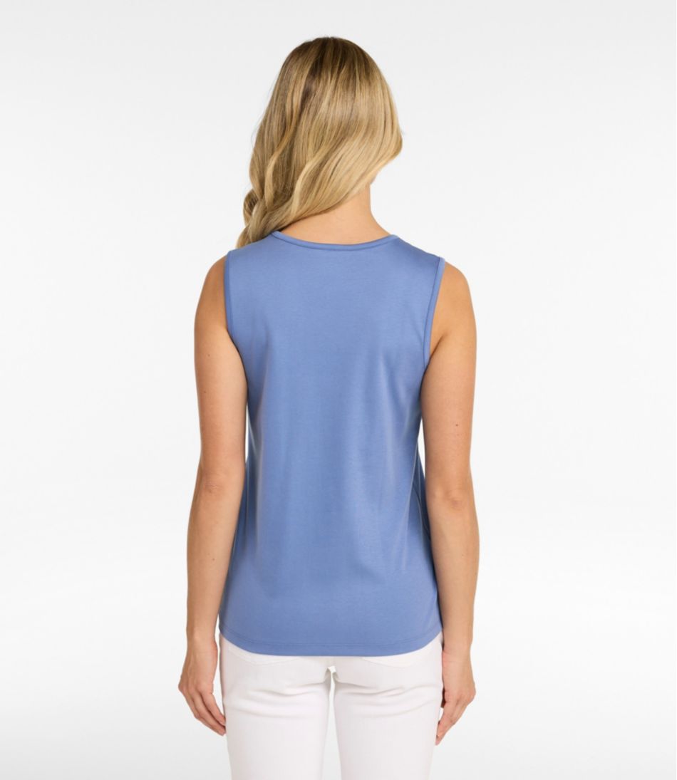 Women's Pima Cotton Tee, Shell | L.L.Bean Best Seller