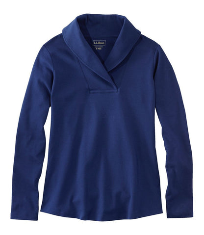 Women's L.L.Bean Pullover, Long-Sleeve Shawl Collar | L.L.Bean Exclusive