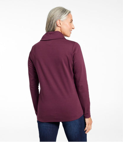 Women's L.L.Bean Pullover, Long-Sleeve Shawl Collar | L.L.Bean Exclusive
