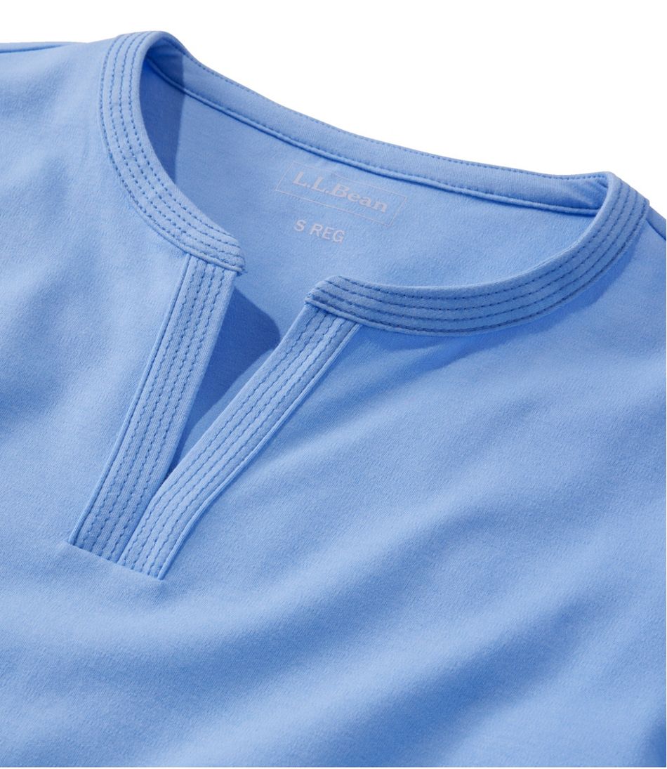 Women's L.L.Bean Tee, Three-Quarter-Sleeve Splitneck Tunic | L.L.Bean Great Value