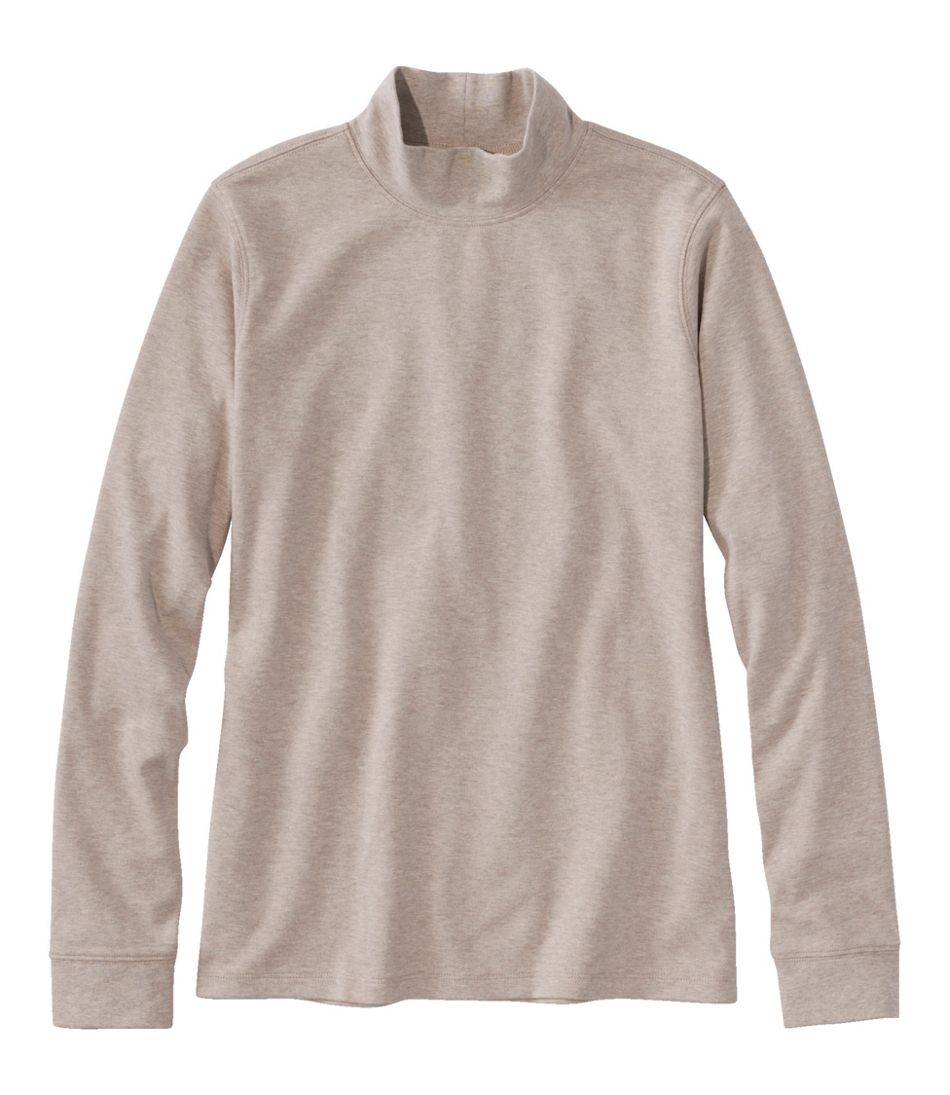 Women's L.L.Bean Interlock Mock-Turtleneck, Long-Sleeve | L.L.Bean Latest