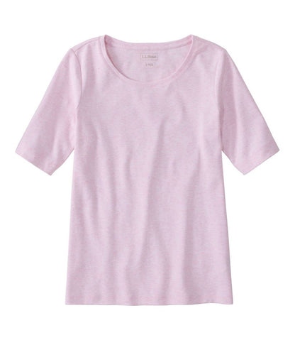 Women's L.L.Bean Jewelneck Tee, Elbow-Sleeve | L.L.Bean Featured