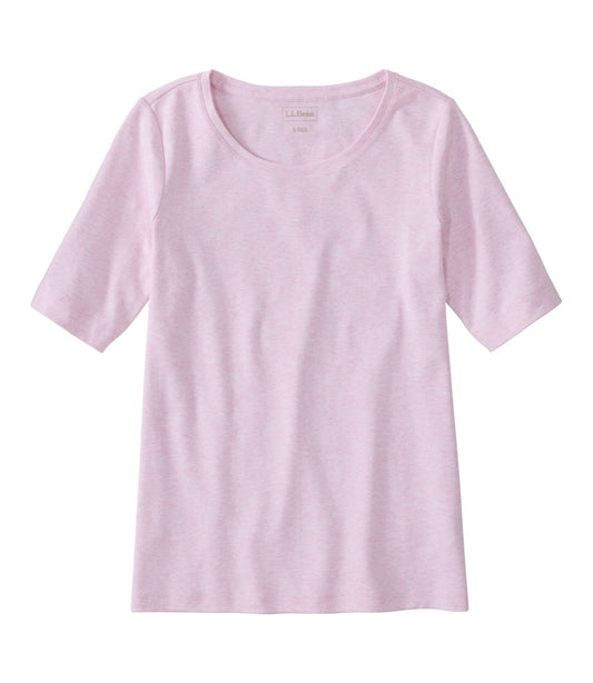 Women's L.L.Bean Jewelneck Tee, Elbow-Sleeve | L.L.Bean Featured