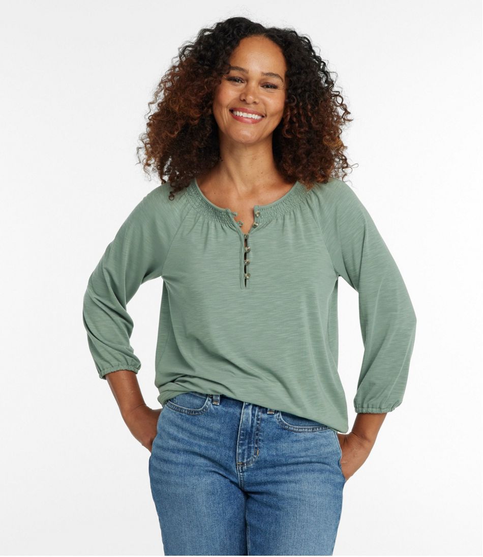 Women's Camden Hills Tee, Three-Quarter-Sleeve | L.L.Bean Recommended