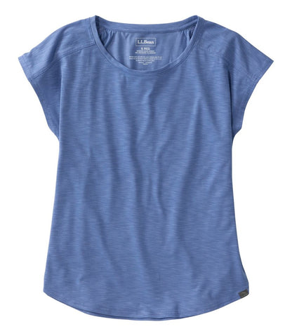 Women's Streamside Tee, Short-Sleeve Ruched Crew | L.L.Bean Essential