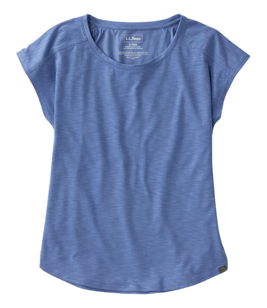 Women's Streamside Tee, Short-Sleeve Ruched Crew | L.L.Bean Essential