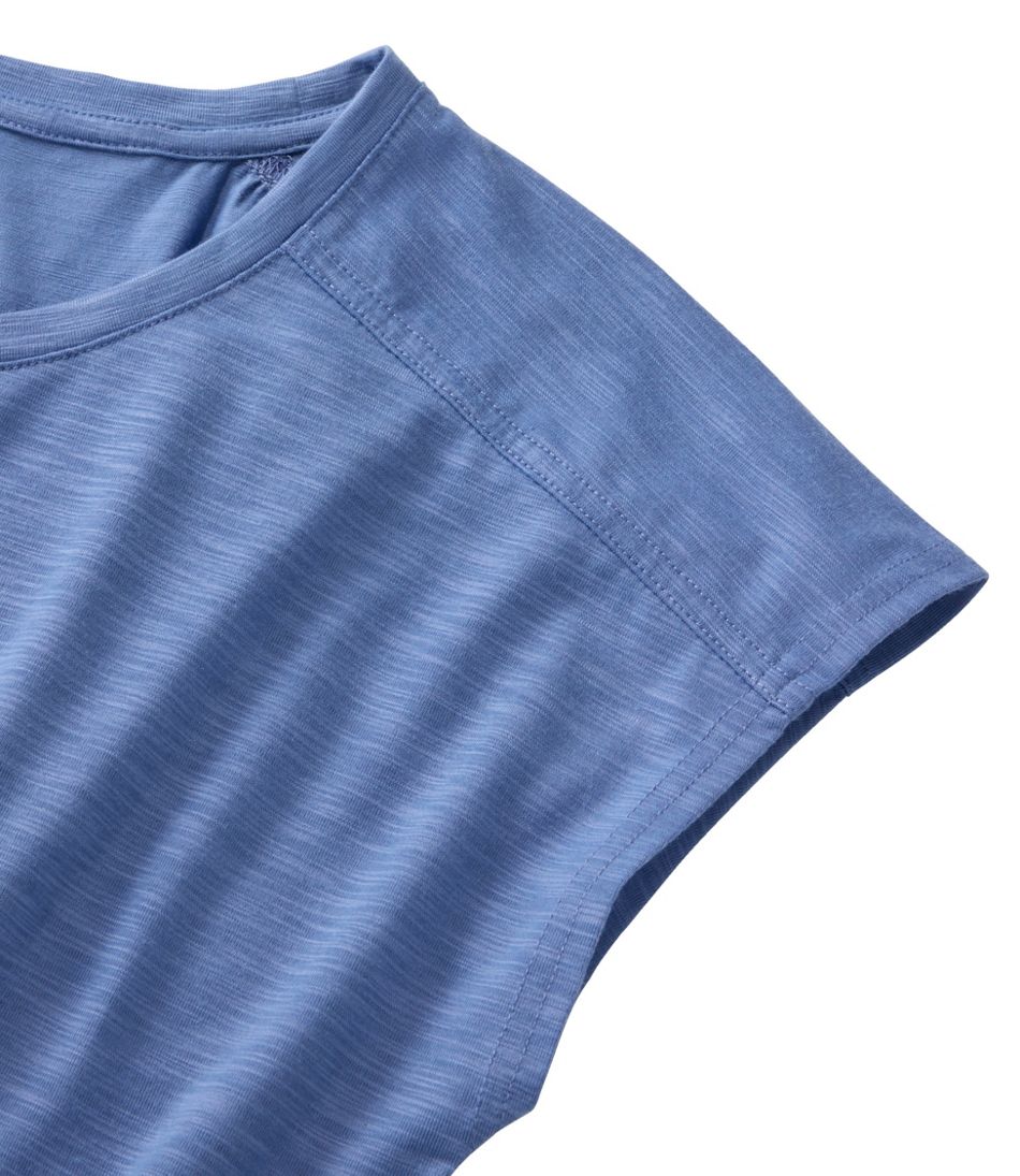 Women's Streamside Tee, Short-Sleeve Ruched Crew | L.L.Bean Essential