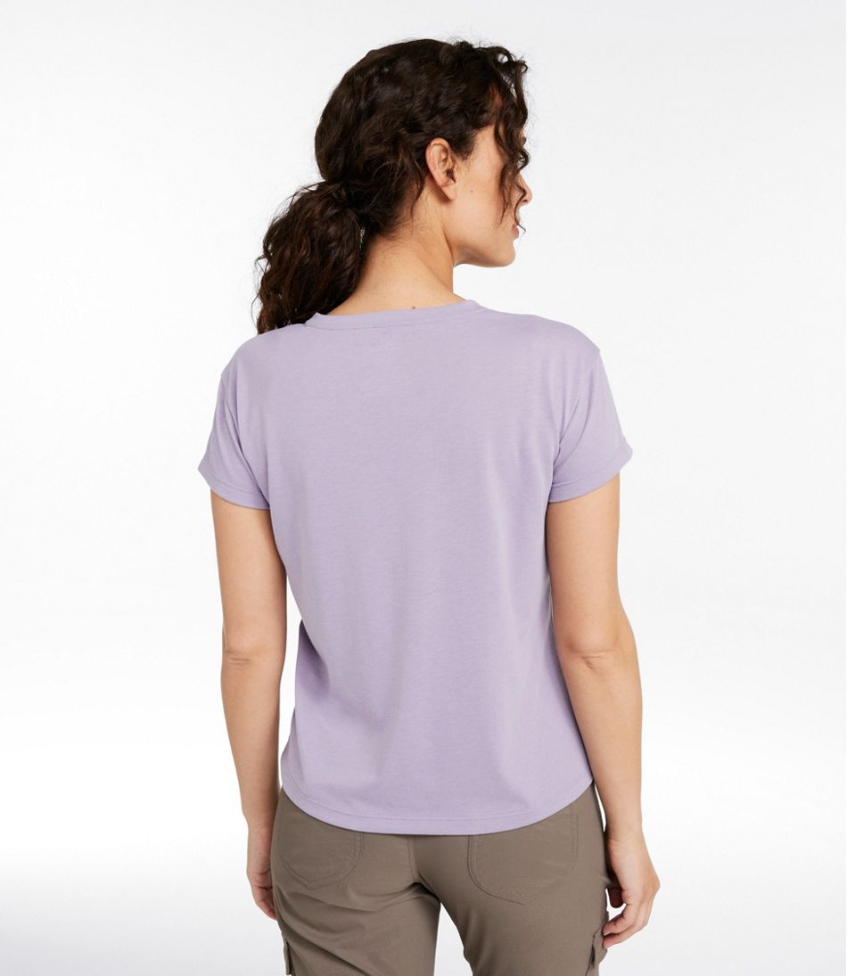 Women's Vista Camp Tee, Short-Sleeve V-Neck | L.L.Bean Great Value