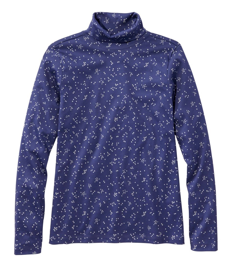 Women's Pima Cotton Turtleneck, Long-Sleeve Print | L.L.Bean Latest