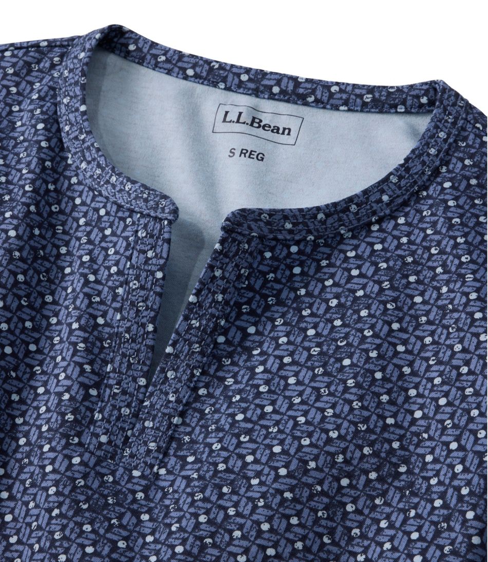 Women's L.L.Bean Tee, Three-Quarter-Sleeve Splitneck Tunic Print | L.L.Bean Trending