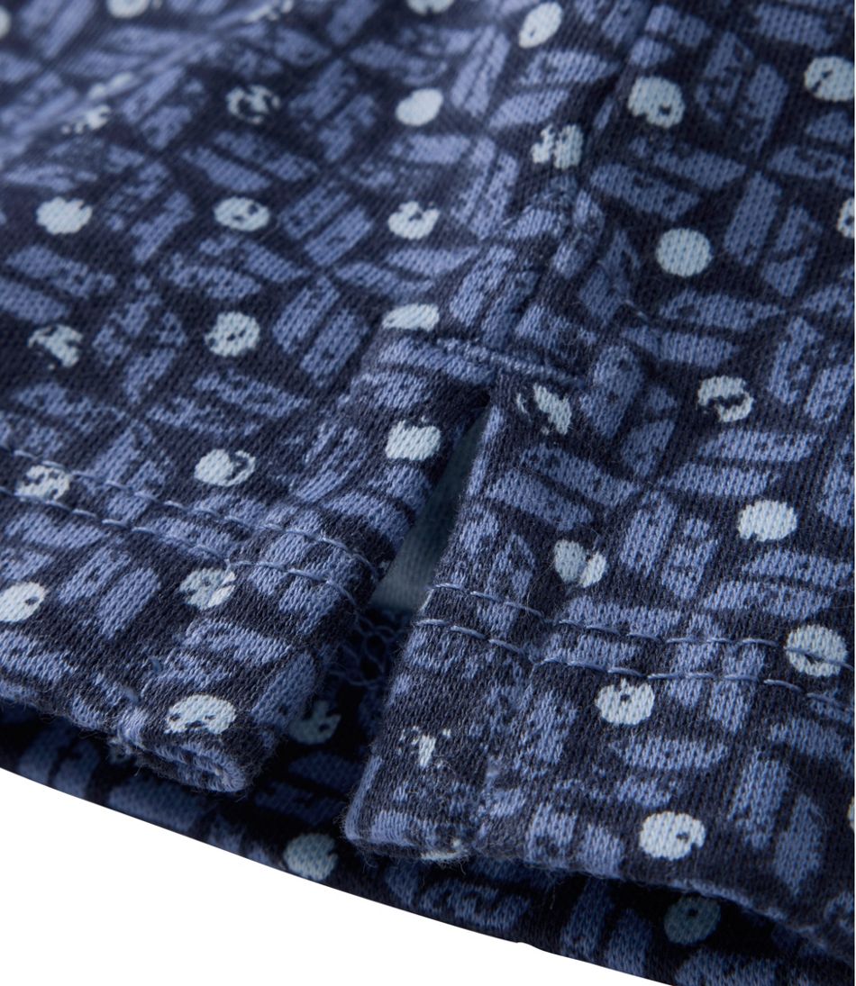 Women's L.L.Bean Tee, Three-Quarter-Sleeve Splitneck Tunic Print | L.L.Bean Trending