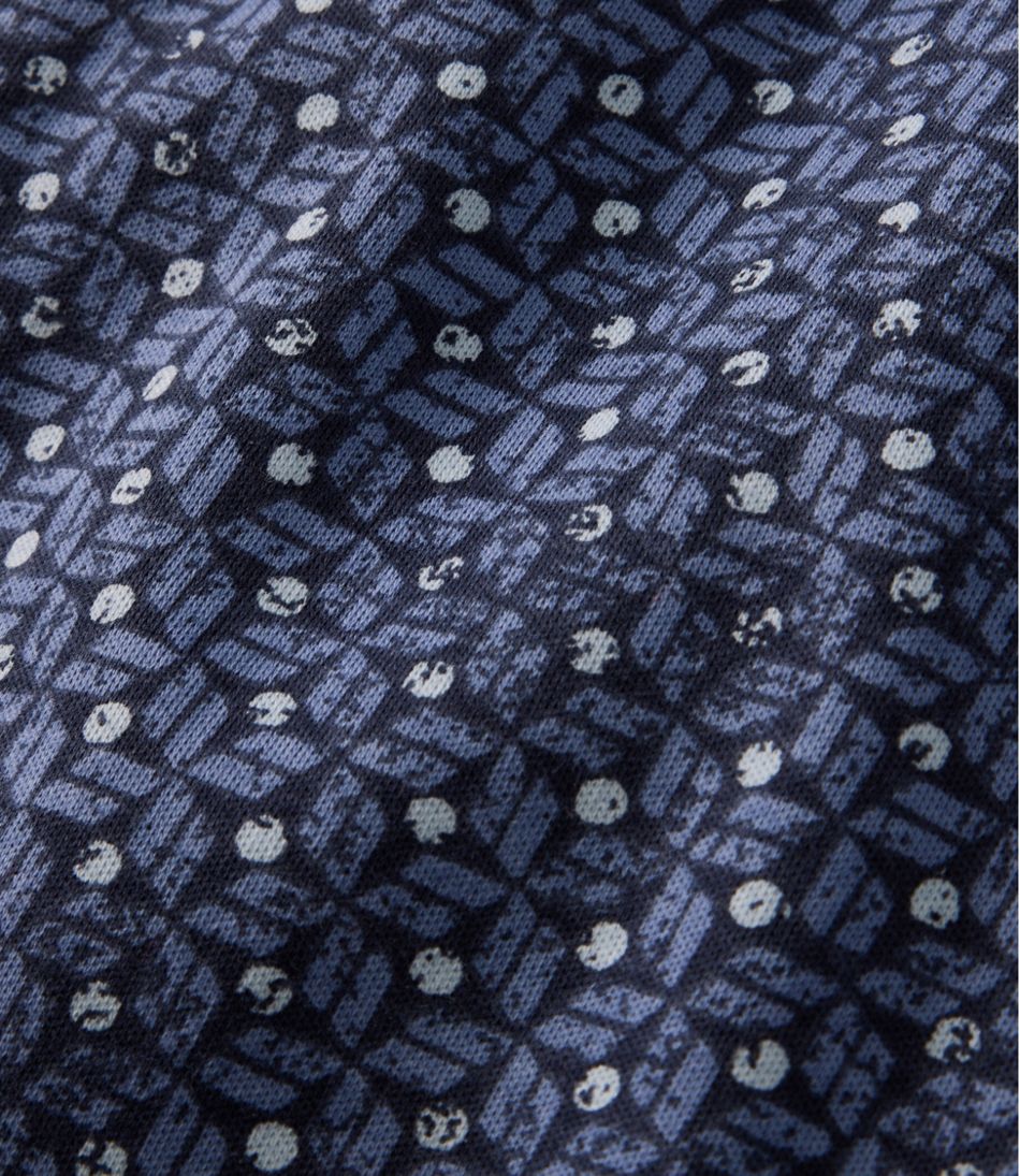 Women's L.L.Bean Tee, Three-Quarter-Sleeve Splitneck Tunic Print | L.L.Bean Trending