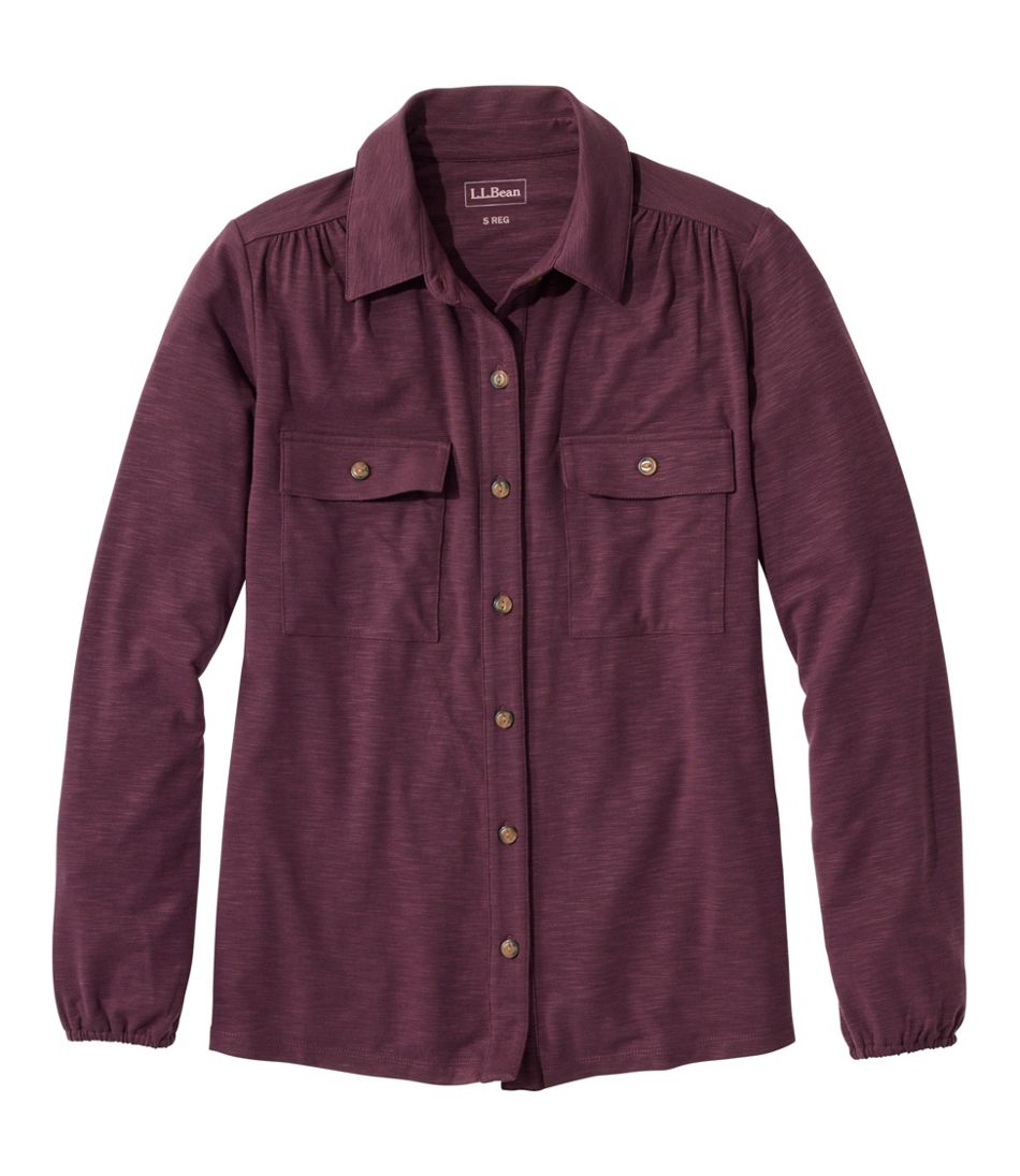 Camden Hills Tee, Button-Front Shirt | L.L.Bean Recommended