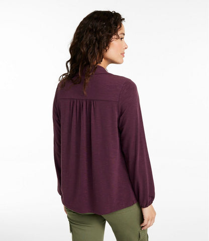 Camden Hills Tee, Button-Front Shirt | L.L.Bean Recommended