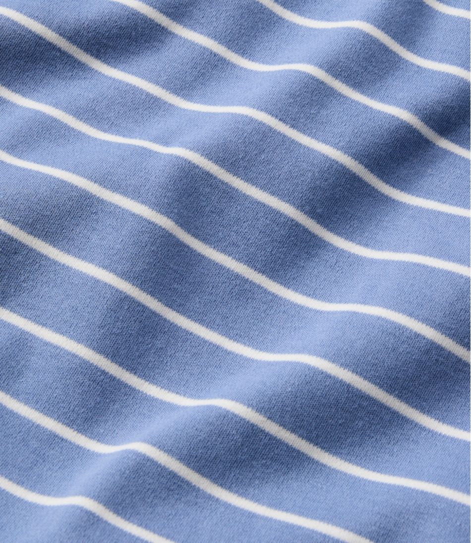 Women's L.L.Bean V-Neck Henley, Long-Sleeve Stripe | L.L.Bean Exclusive