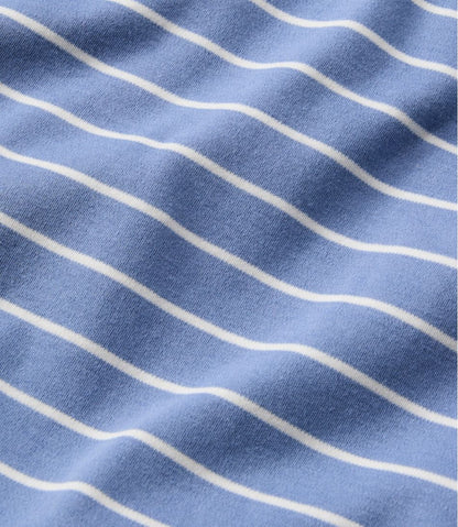 Women's L.L.Bean V-Neck Henley, Long-Sleeve Stripe | L.L.Bean Exclusive