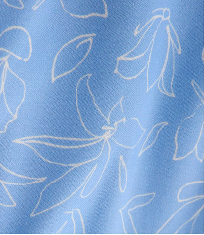 Women's Pima Cotton Tunic, Three-Quarter-Sleeve Splitneck Print | L.L.Bean Signature