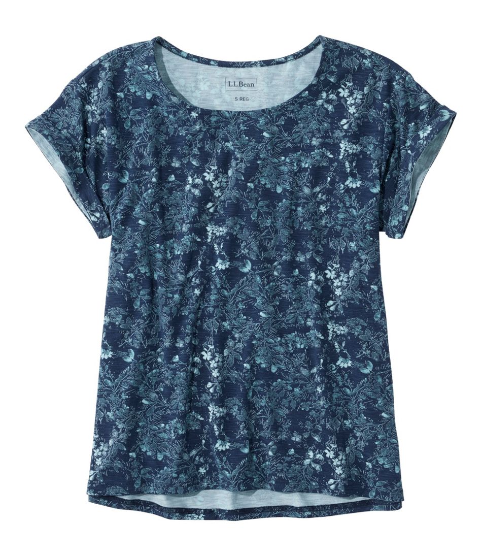 Women's Camden Hills Tee, Short-Sleeve Print | L.L.Bean Everyday