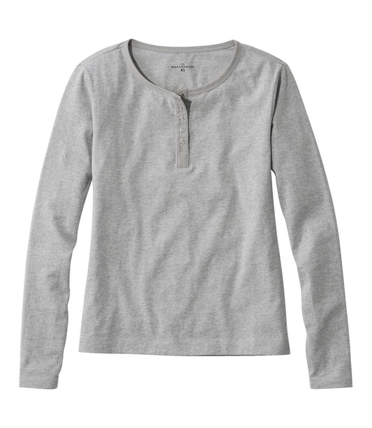 Women's Signature Rangeley Cotton Tee, Henley | L.L.Bean Featured