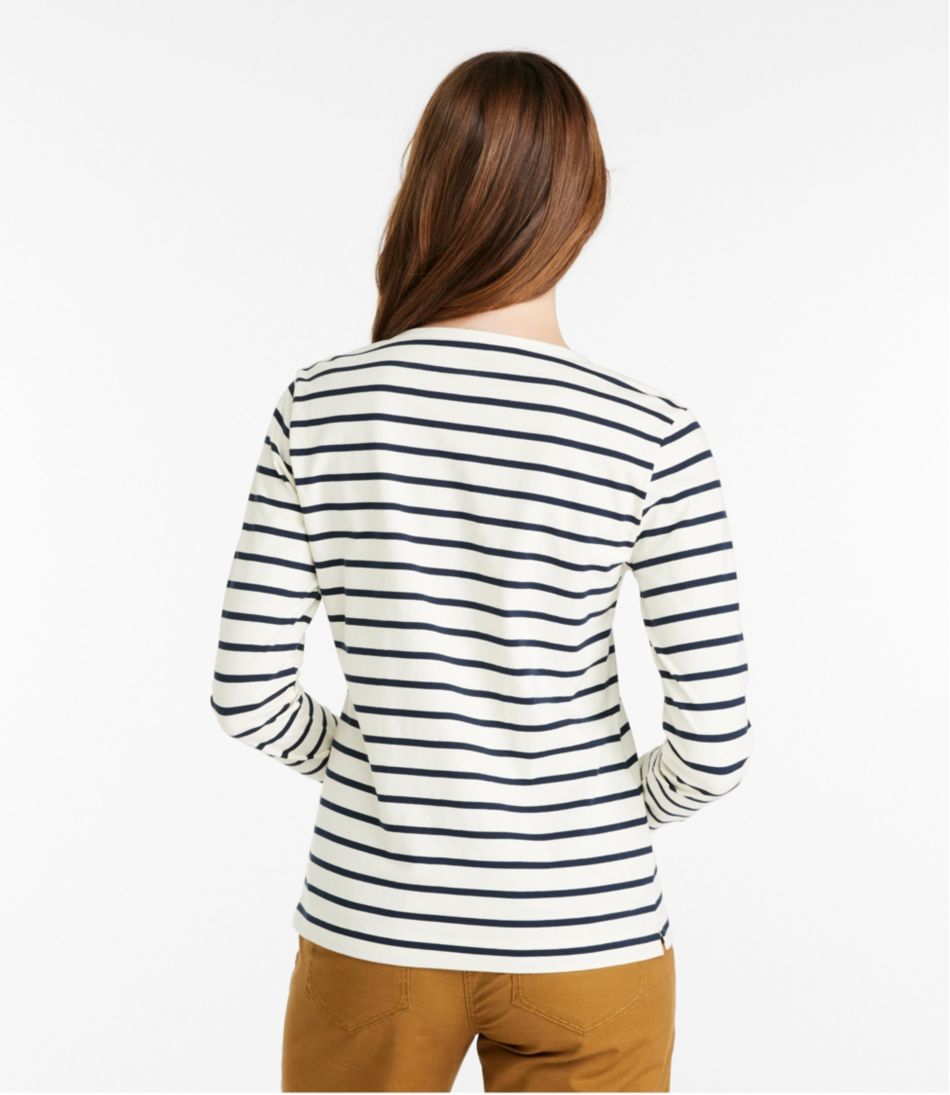 Women's Signature Rangeley Cotton Tee, Henley | L.L.Bean Featured