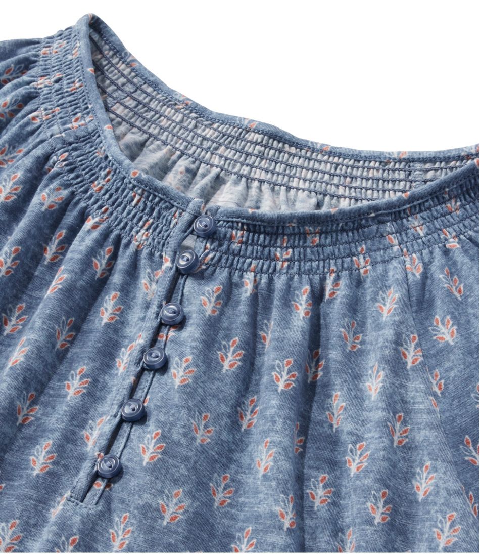 Women's Camden Hills Tee, Three-Quarter-Sleeve Print | L.L.Bean Best Seller