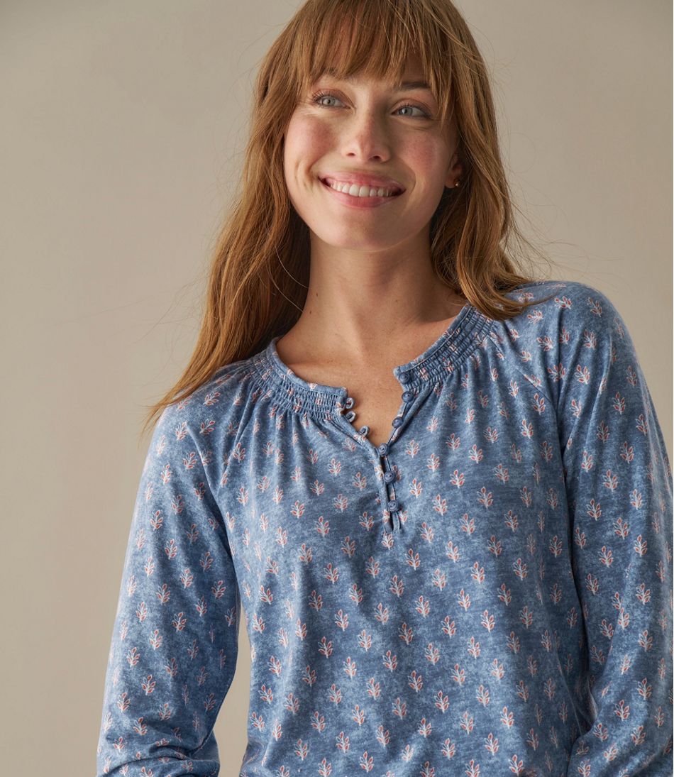 Women's Camden Hills Tee, Three-Quarter-Sleeve Print | L.L.Bean Best Seller