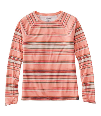 Women's Everyday SunSmart® Tee, Crewneck Long-Sleeve Stripe | L.L.Bean Recommended